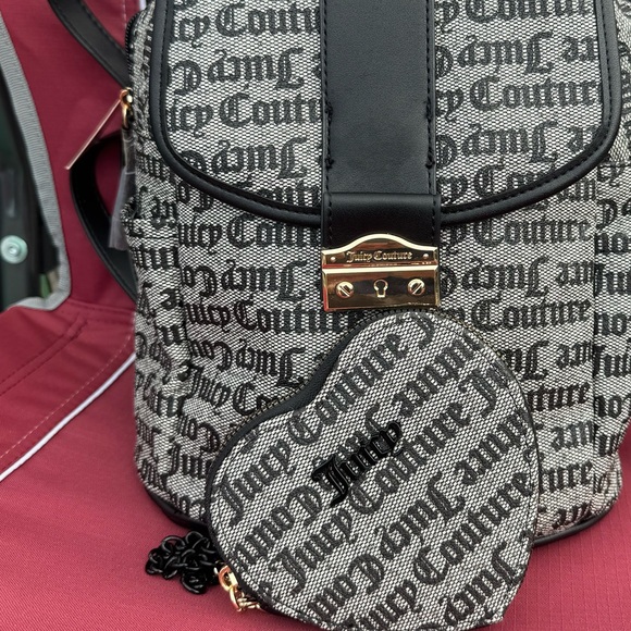 TWO PIECES ; JUICY COUTURE; BACKPACK & Wristlet; Brand New!TWO MATCHING PIECES!! - Picture 2 of 12